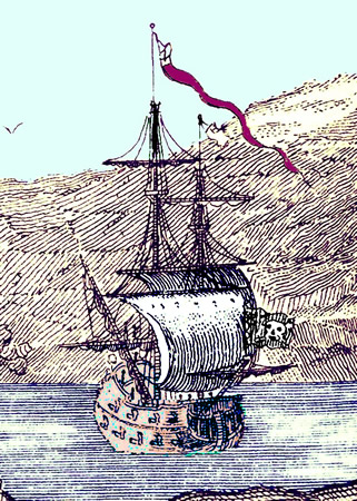 Blackbeard's Capital Ship Queen Anne's Revenge